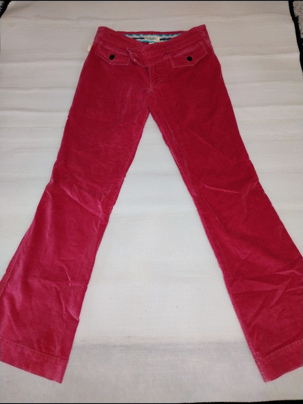 Women's Raspberry Pink Corduroy Jeans